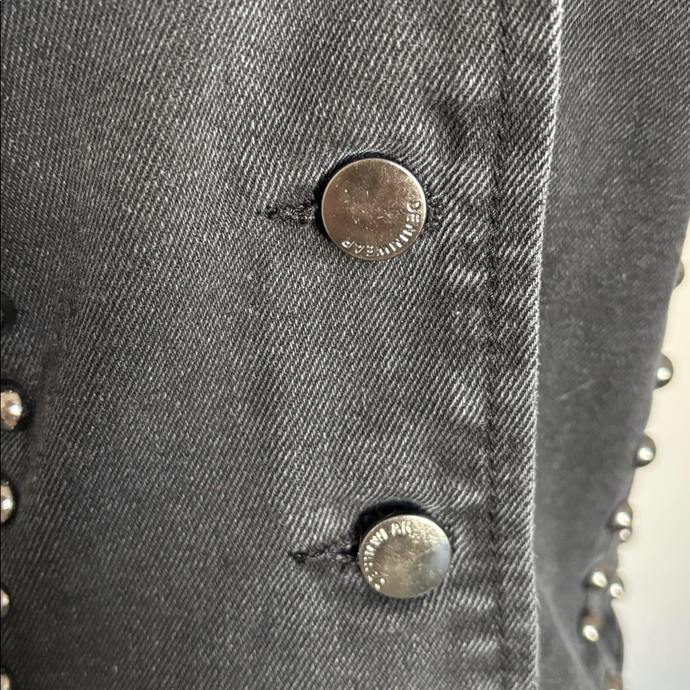 Stoosh Black Studded Women's Blouse - Picture 3 of 6